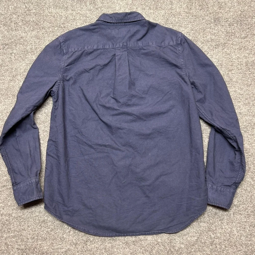 Ralph Lauren Shirt Boys Large 14-16 Blue Button Down Long Sleeve Cotton Casual